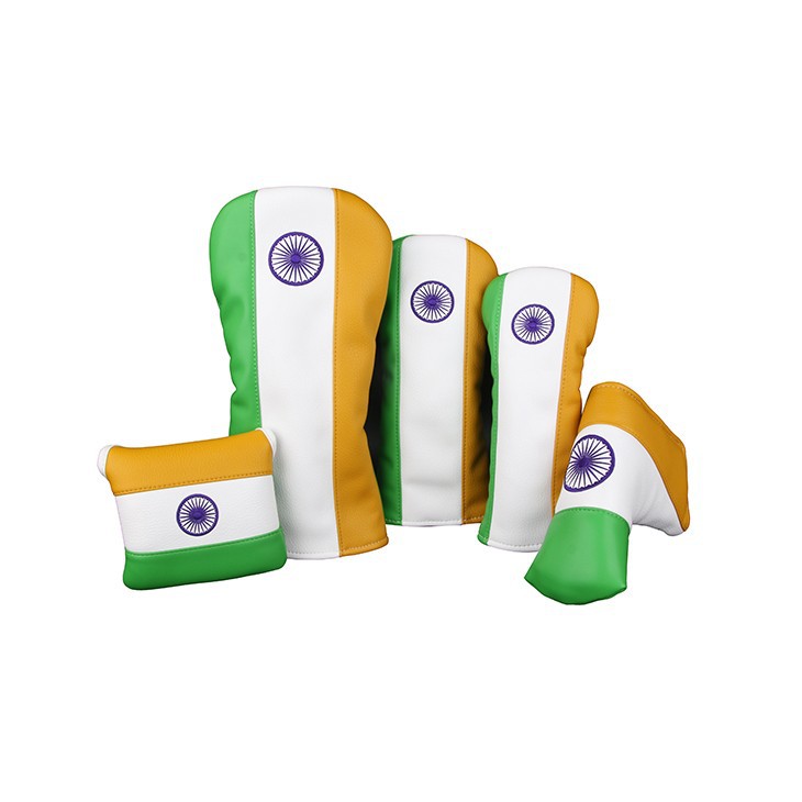 India Flag Golf Wood Club Headcover
